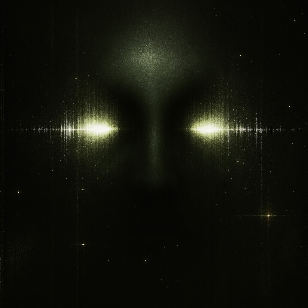The Voice - Sinister shadowy figure with glowing eyes